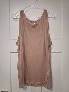 Banana Republic Metallic Blush Tank Top